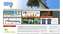 Desktop Screenshot of climbingarborist.com